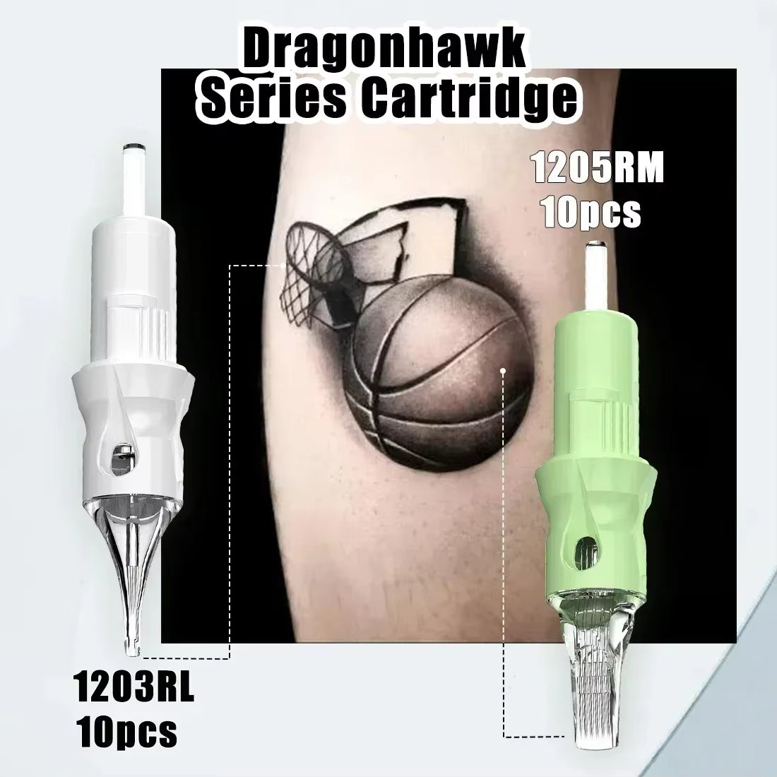 Dragonhawk A1 Complete Wireless Tattoo Machine Set Rotary Pen Powerful Beginner Tattoo Full Kit for Tattoo Artists