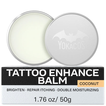 Tattoo Balm & Aftercare Cream- Color Enhancement That Revives Old Tattoos, Hydrates New Tattoos, Made with Natural Ingredients + Petroleum Free, Daily Tattoo Lotion Moisturizer & Brightener