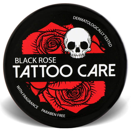 Makra Black Rose – Aftercare & Brightener Ointment - for New & Older Tattoos – Protects and Deeply Moisturizes – Enhances Colors, Prevents Fading, Brings Back Shine - 1.2 Oz/35 G